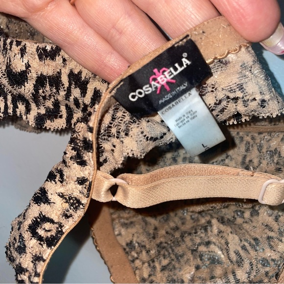 Cosabella Never Say Never Printed Triangle Bralette ๐ - Picture 2 of 4